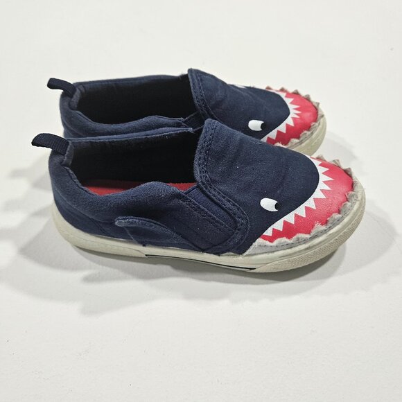 Toddler Boys Shoe Bundle – 3 Pairs – Size 8–11 – Sharks, Sandals & More! - Picture 3 of 11